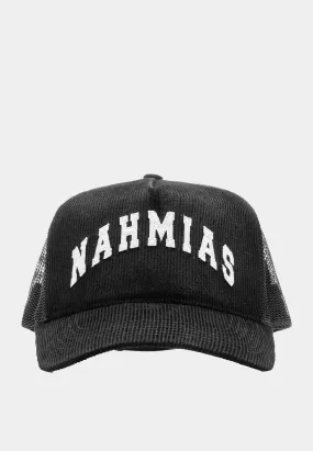 Nahmias Nahmias VarsityCorduroy Trucker Hat Black