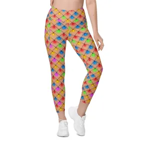 Naughty Christmas Lights Leggings With Pockets