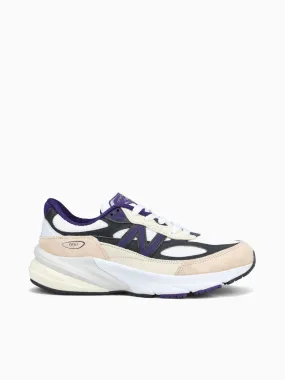 New Balance 990v6 Wht Blk plum