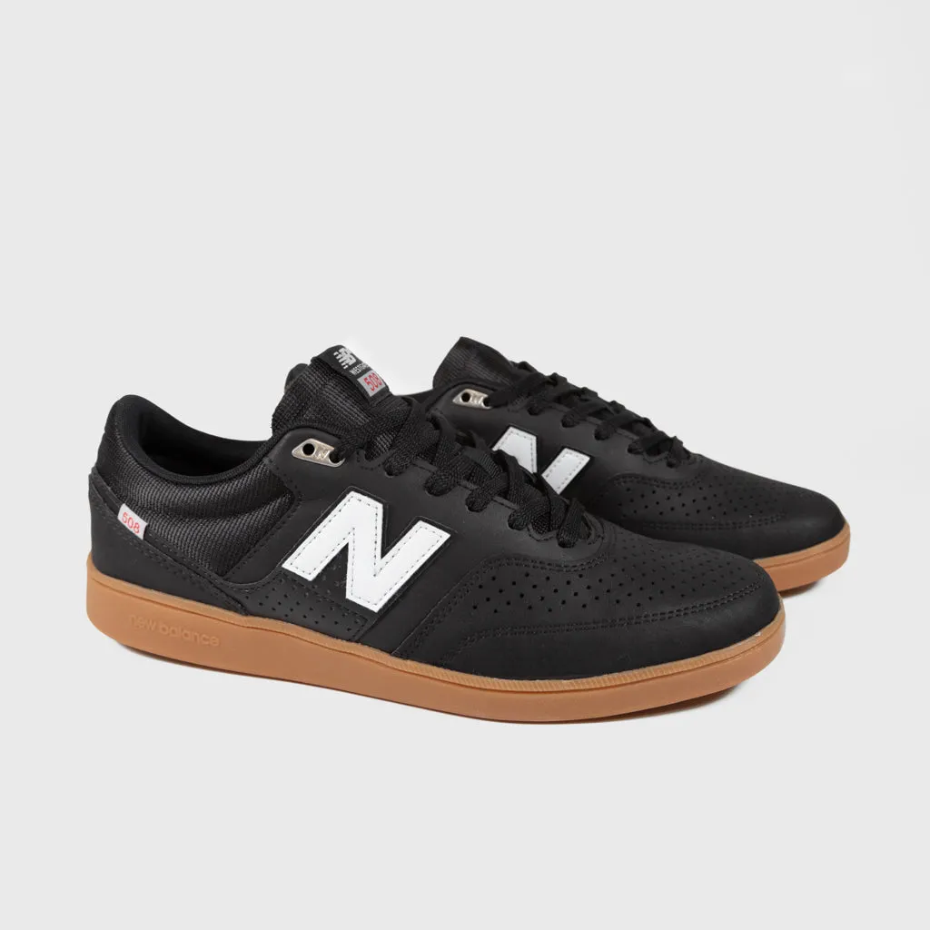 New Balance Numeric - 508 Brandon Westgate Shoes - Black / White / Gum