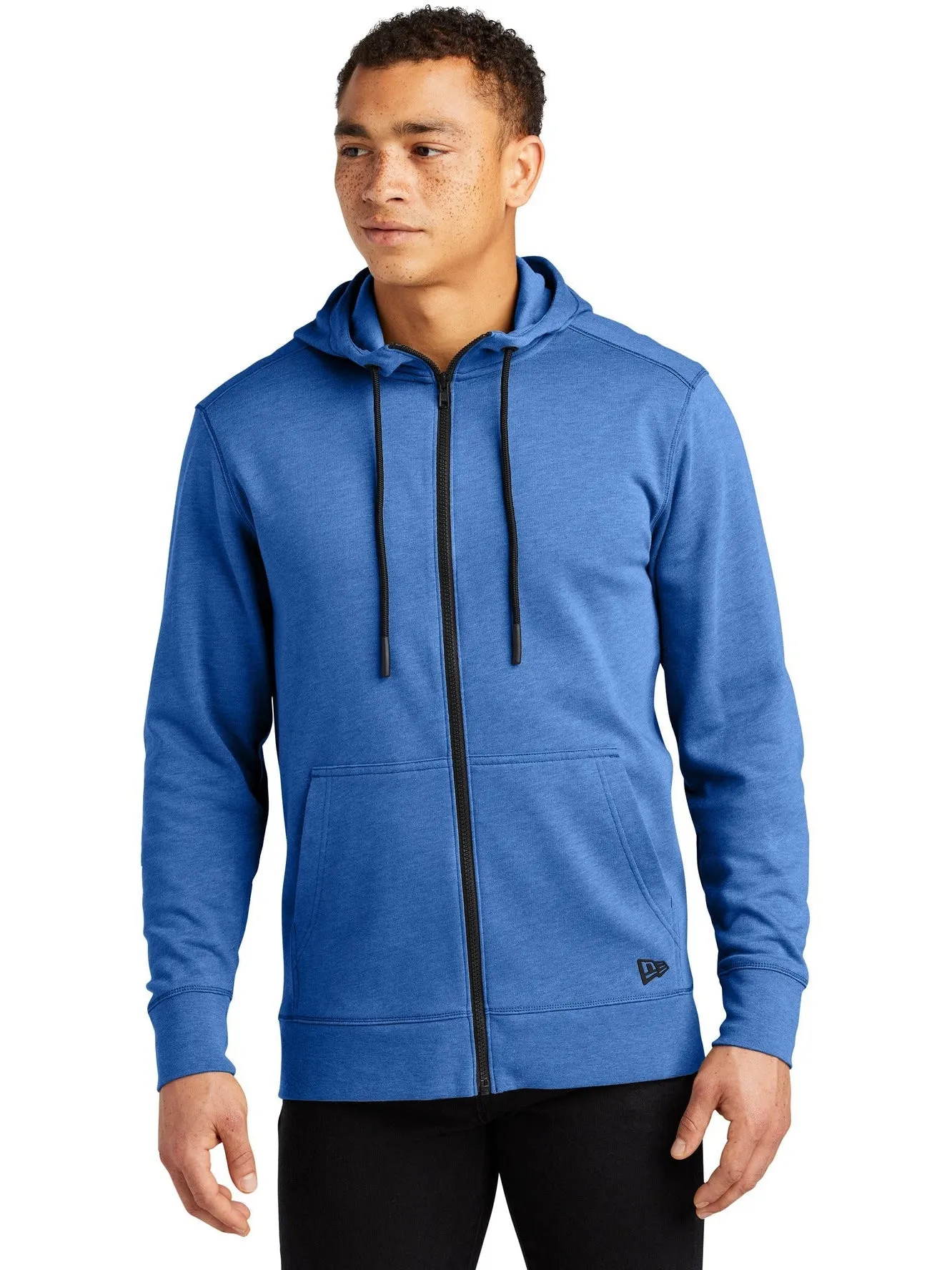 New Era Tri-Blend Fleece Full-Zip Hoodie