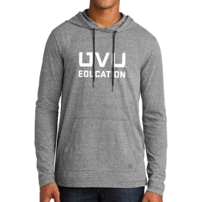 New Era Tri-Blend Performance Pullover Hoodie Tee- UVU Education