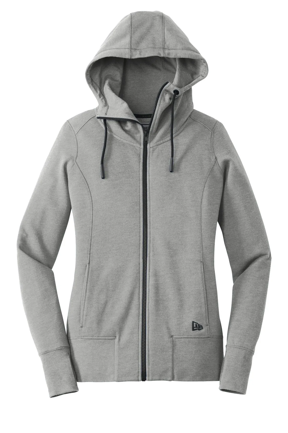 New Era Women's Tri-Blend Fleece Full-Zip Hoodie. LNEA511