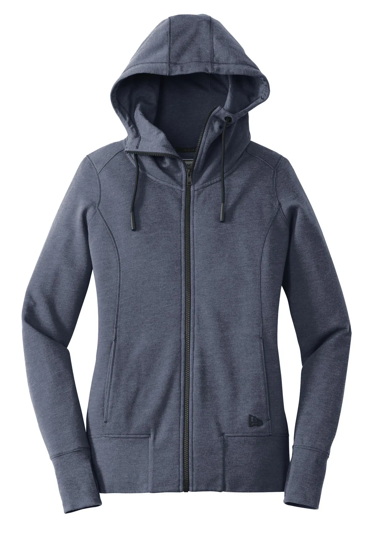 New Era Women's Tri-Blend Fleece Full-Zip Hoodie. LNEA511