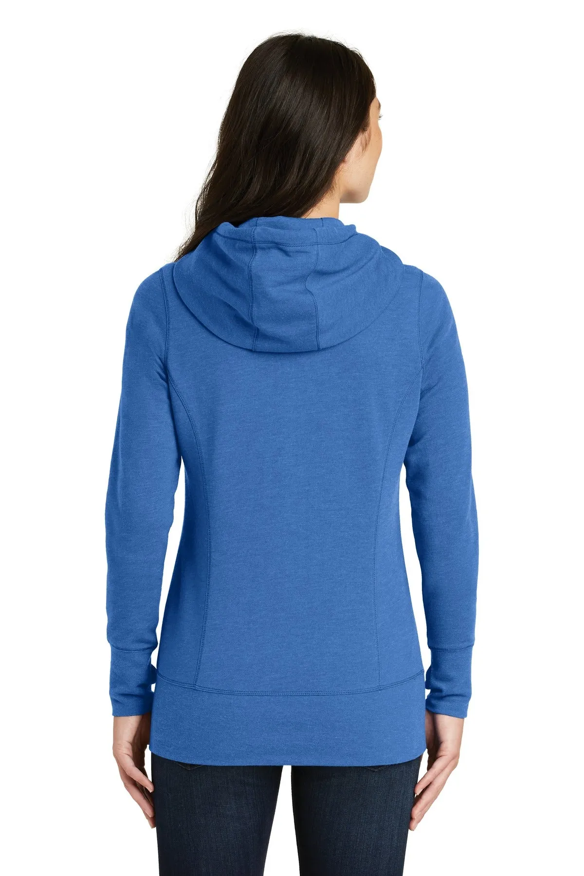 New Era Women's Tri-Blend Fleece Full-Zip Hoodie. LNEA511