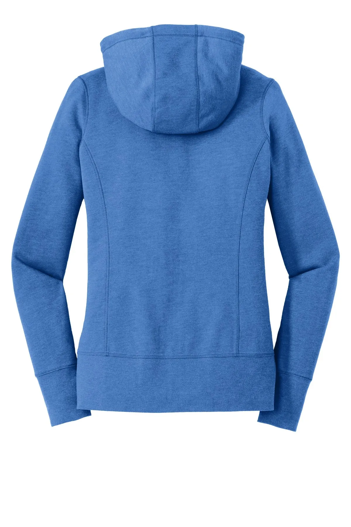 New Era Women's Tri-Blend Fleece Full-Zip Hoodie. LNEA511