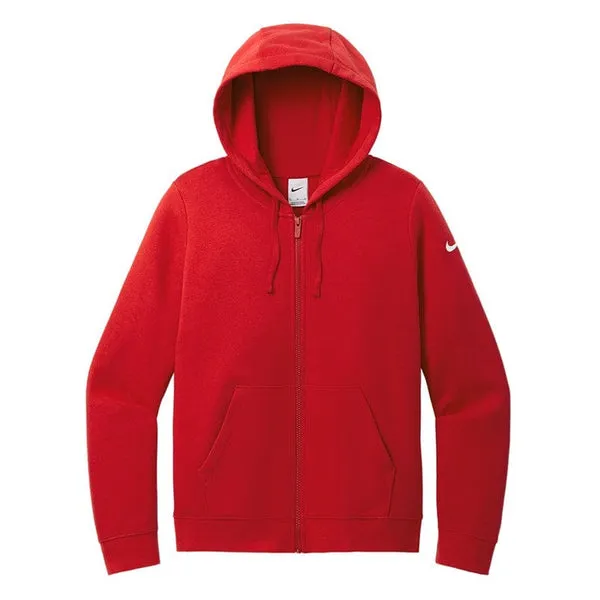 Nike - Women's Club Fleece Sleeve Swoosh Full-Zip Hoodie