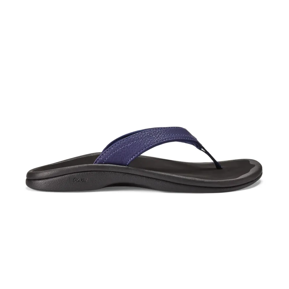 OluKai ‘Ohana Pewter/Black Women’s Sandals