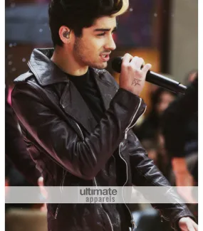 One Direction Zayn Malik Teen Style Black Biker Jacket