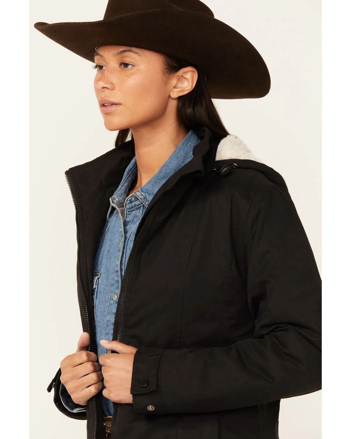 Outback Trading Co Women's Berber Lined Hooded Hattie Jacket