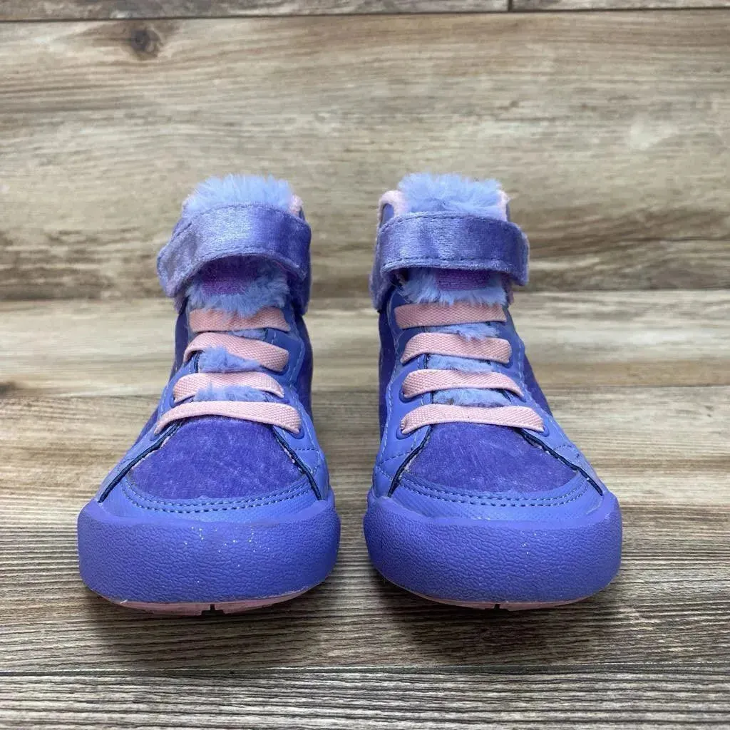 Pediped Flex Logan Perriwinkle High Top Sneakers sz 9-9.5c-