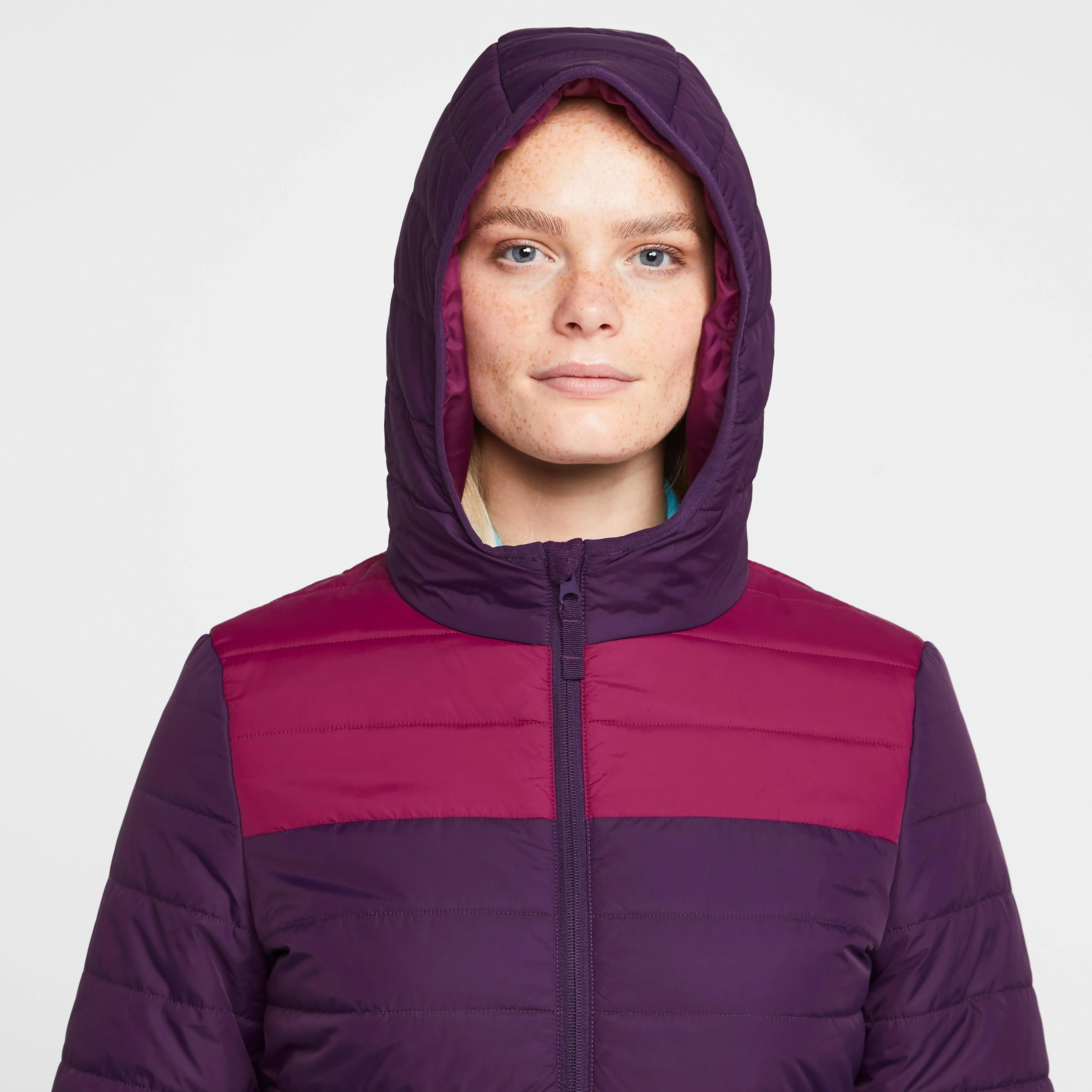 Peter Storm Womens Blisco II Hooded Jacket Purple/Pink | Millets