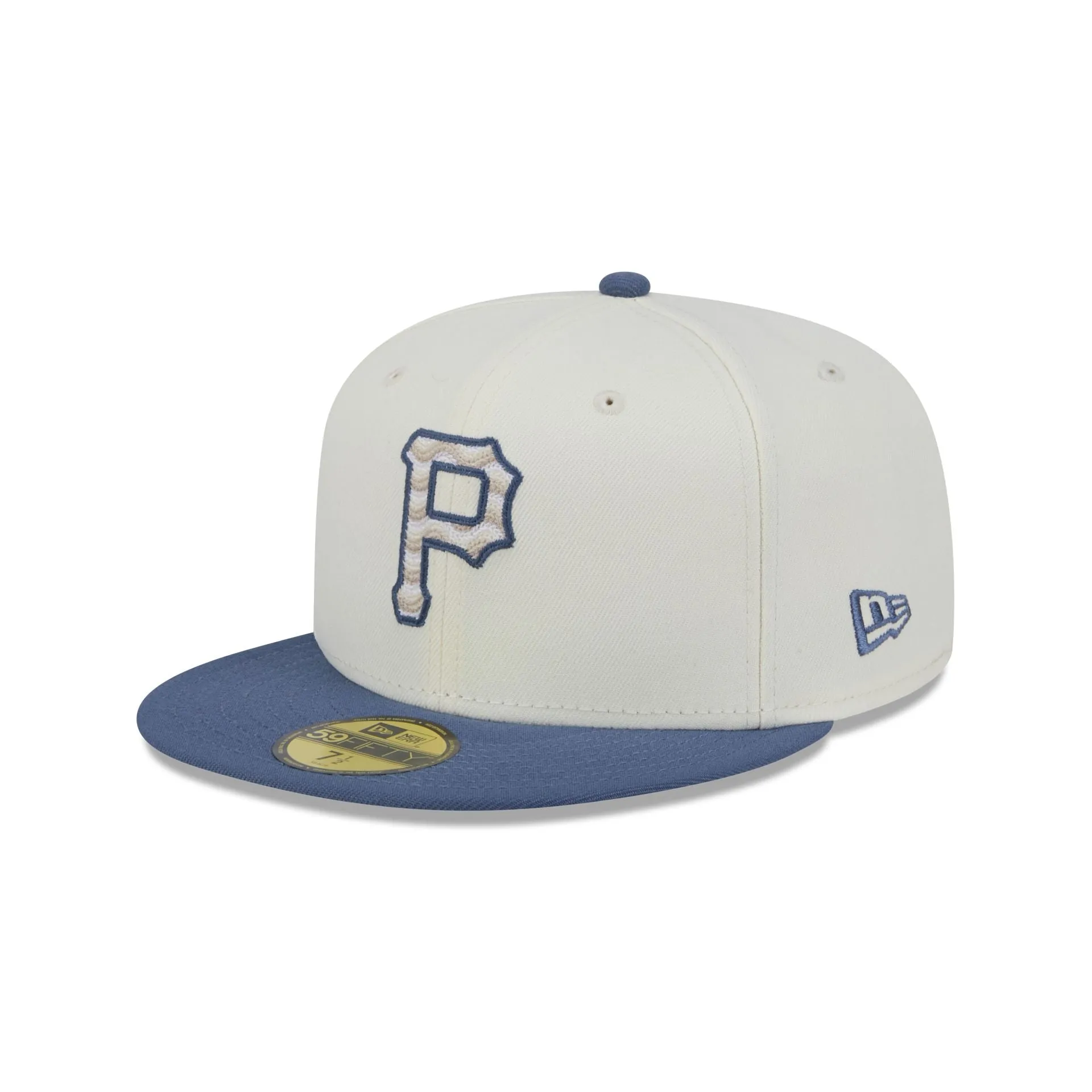 Pittsburgh Pirates Wavy Chainstitch 59FIFTY Fitted Hat