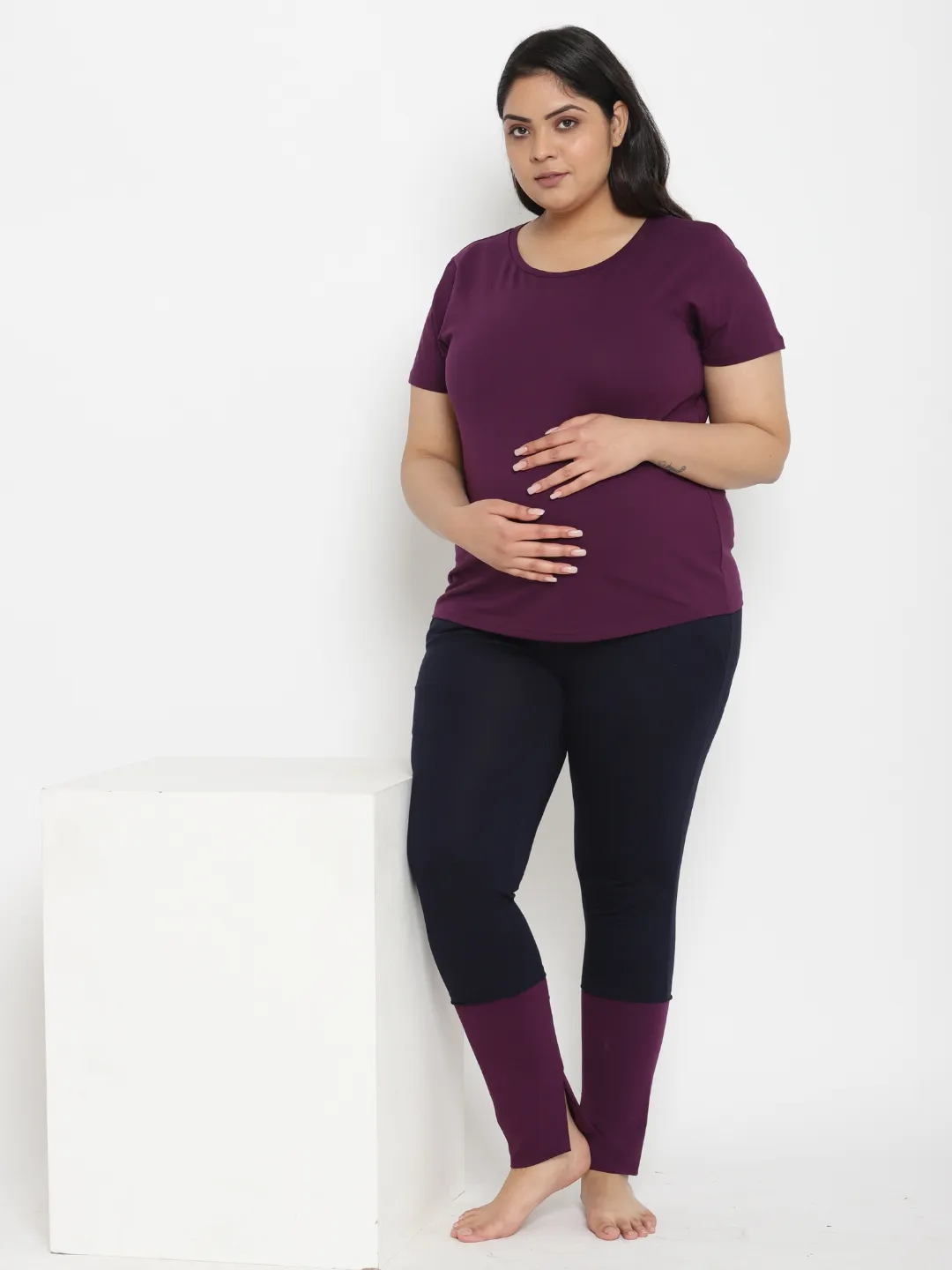 Plus-size Maternity Leggings