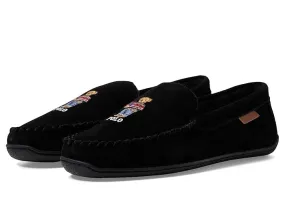 Polo Ralph Lauren Brenan Holiday Bear Suede Moccasin Slipper Men's