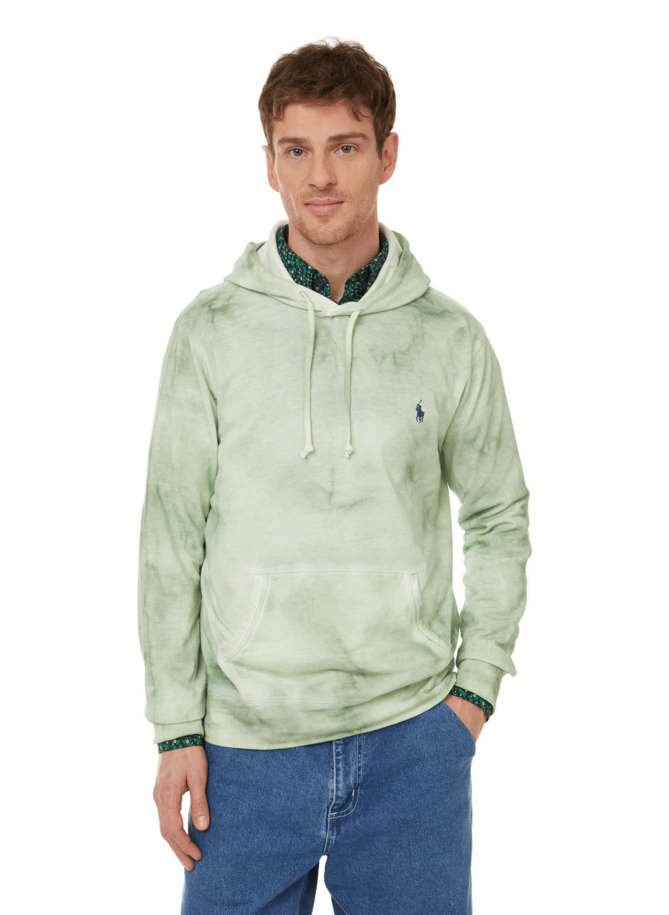 Polo ralph lauren  Cotton and linen-blend hoodie - Green