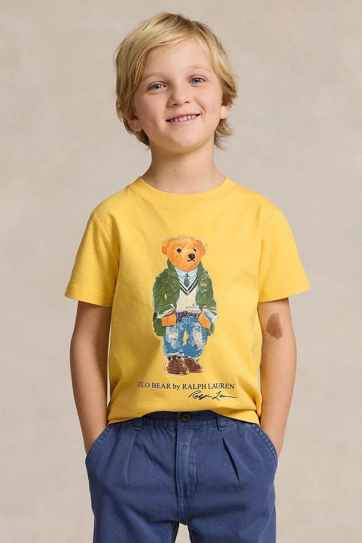 Polo Ralph Lauren Kids 2-4 Ya Erkek ocuk Polo Bear T-shirt