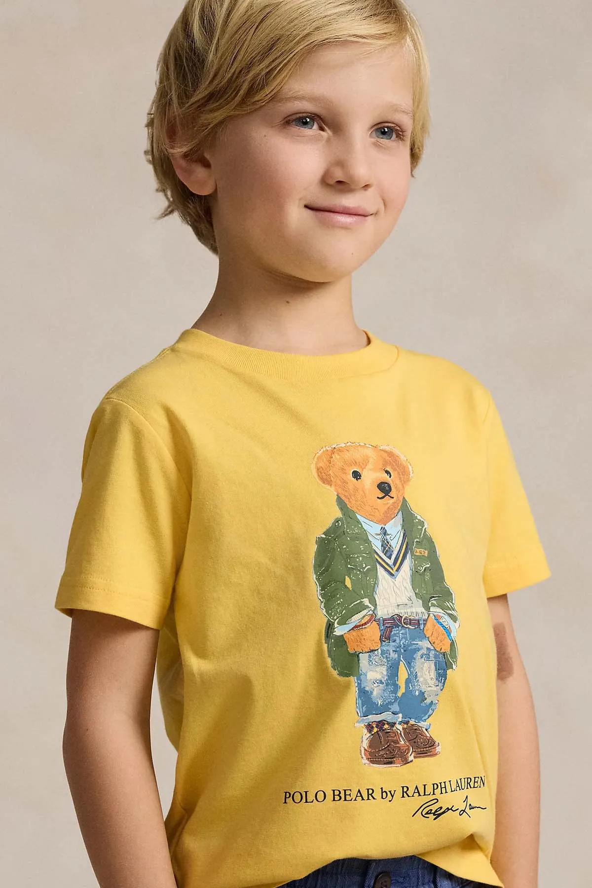 Polo Ralph Lauren Kids 2-4 Ya Erkek ocuk Polo Bear T-shirt