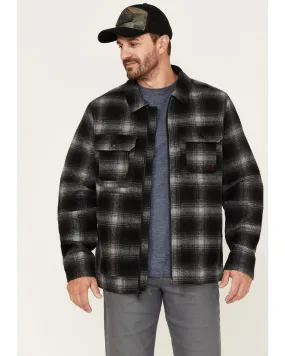 Product Name:  Brothers and Sons Men's Wool Full Zip Plaid Print Jacket