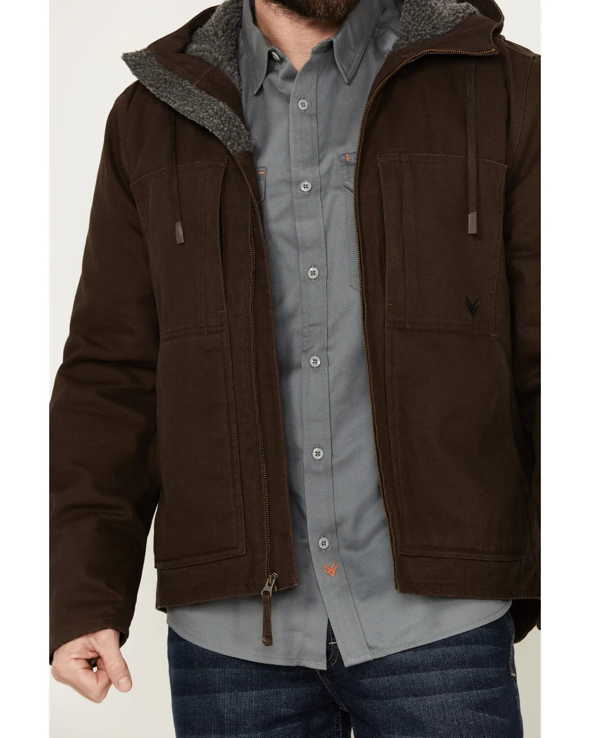 Product Name:  Hawx Men's Castile Weather Duck Hooded Work Jacket