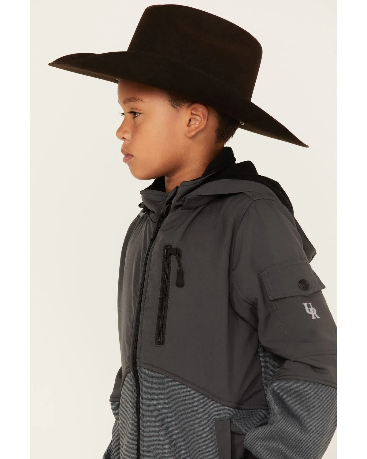 Product Name:  Urban Republic Boys' Fleece Lined Bonded Hooded Jacket