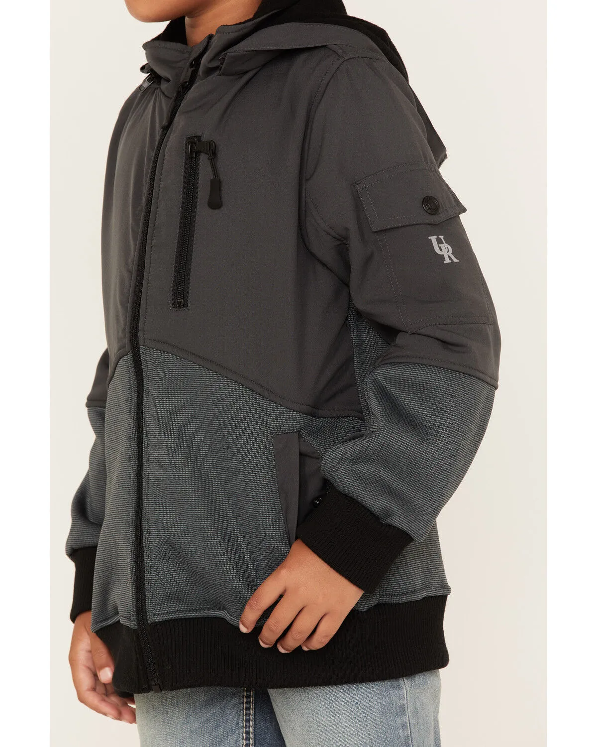 Product Name:  Urban Republic Boys' Fleece Lined Bonded Hooded Jacket