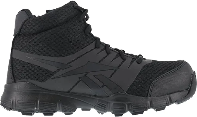 Reebok Mens Dauntless Ultra Light Seamless 5 Athletic Hiker with Side-Zip-Black RB4507