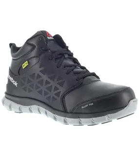 Reebok Sublite Mens Athletic Mid-Cut with CushGuard Internal Met Guard - Black #RB4143