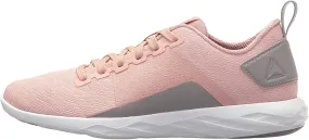 Reebok Women's Astroride Walking Shoe, Chalk Pink/Powder Grey/White, 6 M US