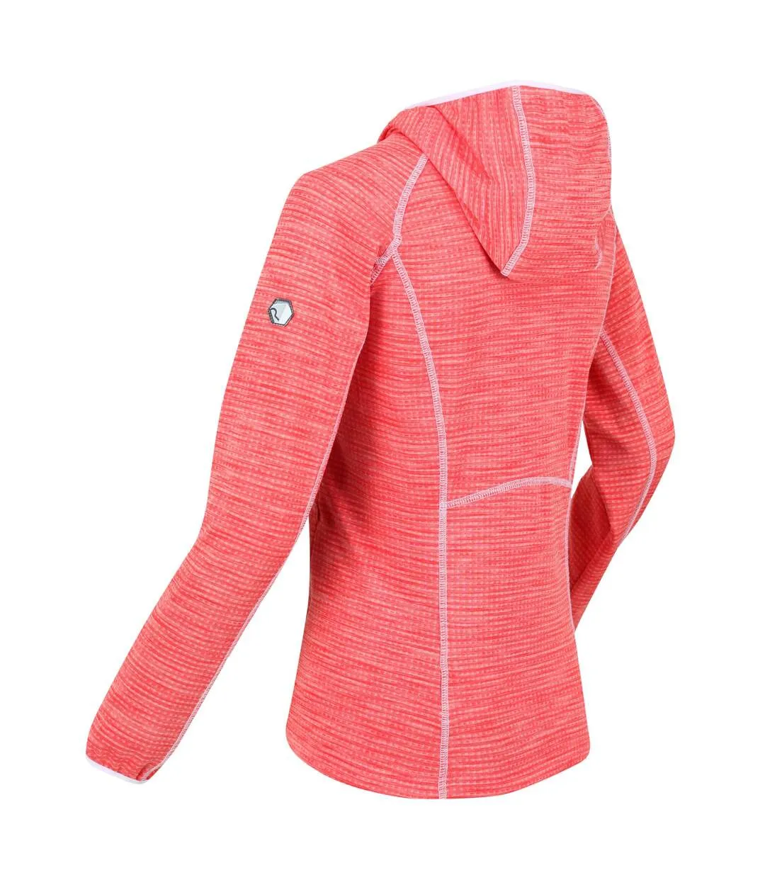 Regatta Womens/Ladies Yonder Full Zip Hoodie (Neon Peach) - UTRG7091