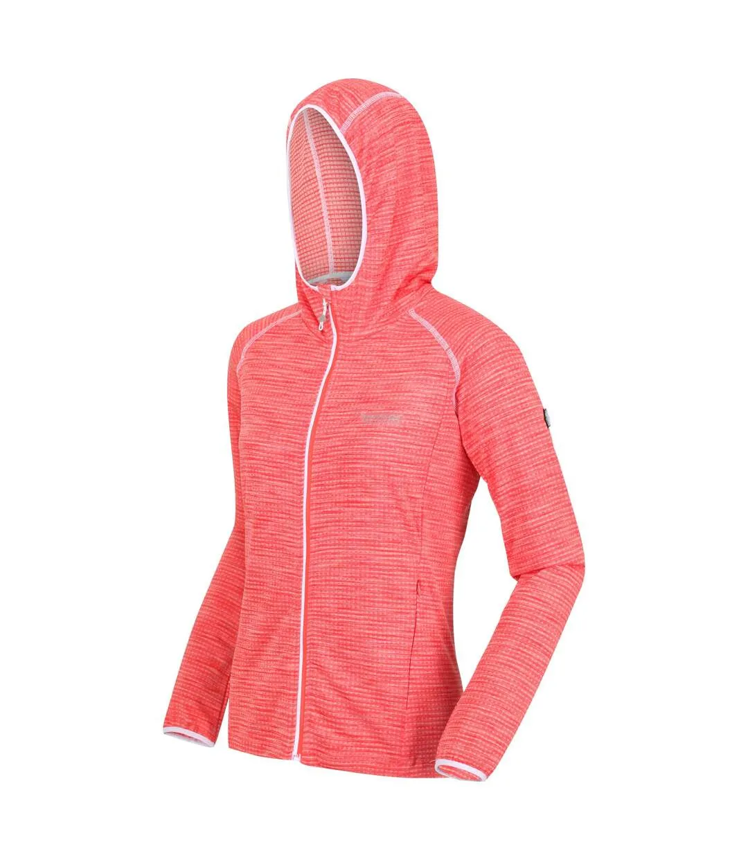 Regatta Womens/Ladies Yonder Full Zip Hoodie (Neon Peach) - UTRG7091