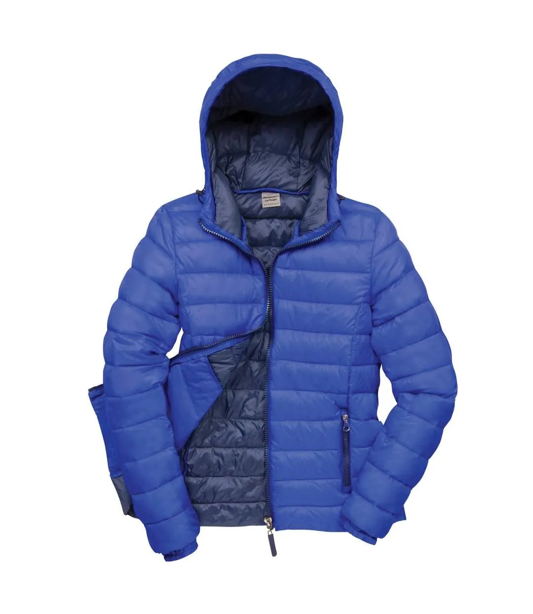 Result Urban Womens/Ladies Snowbird Hooded Jacket (Royal/Navy) - UTBC3254