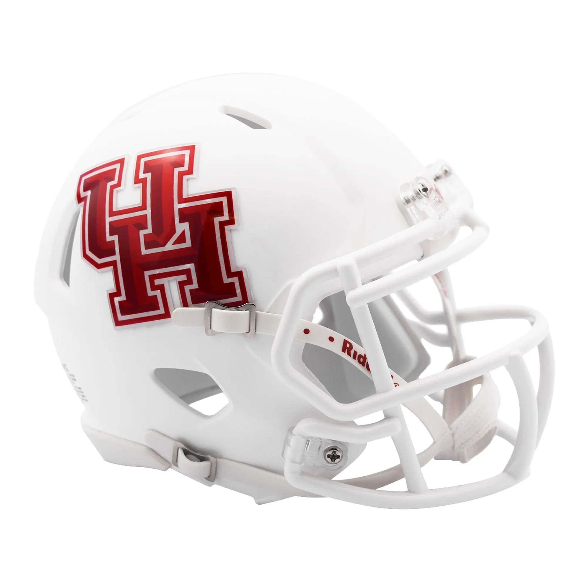 Riddell Houston Cougars Matte White Speed Mini Helmet