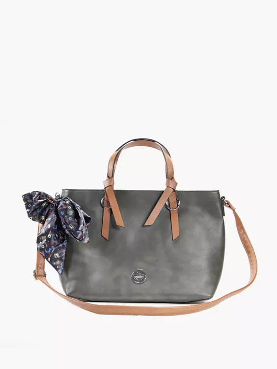 Rieker  Rieker Green Handbag with Tan Strap