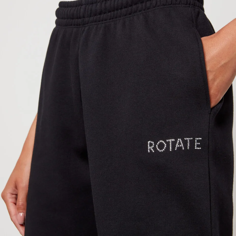 ROTATE Logo-Embellished Organic Cotton Joggers - S | Coggles