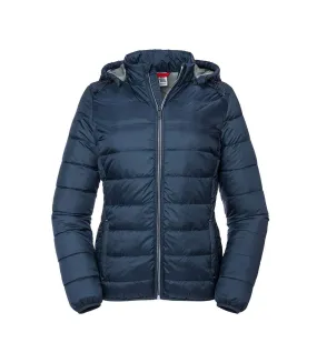 Russell Womens/Ladies Hooded Nano Padded Jacket (French Navy) - UTPC4110