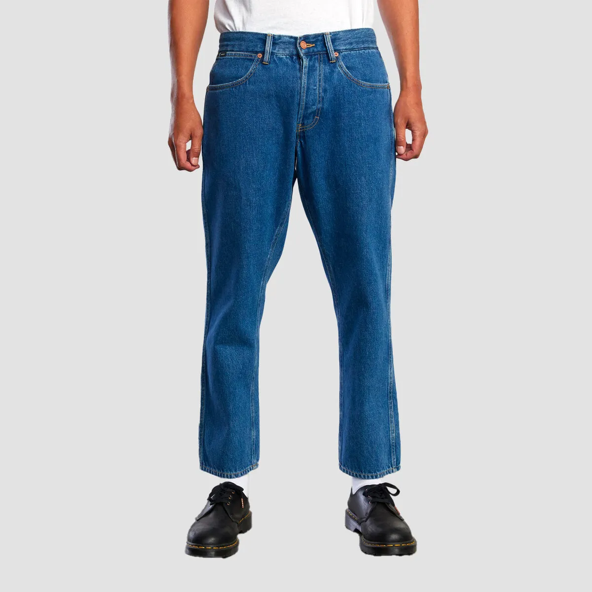 RVCA New Dawn Straight Fit Jeans Blue Collar