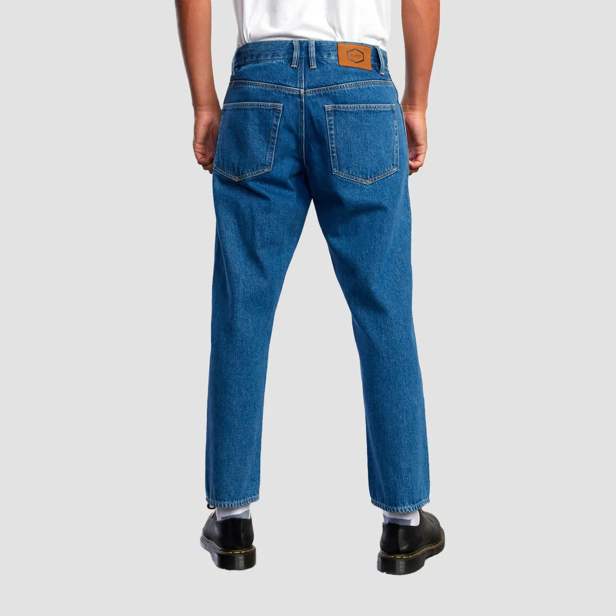 RVCA New Dawn Straight Fit Jeans Blue Collar