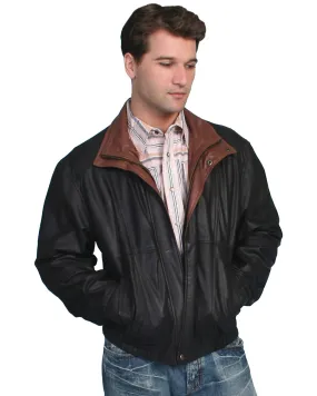 Scully Double Collar Leather Jacket - Big & Tall