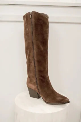 Seychelles Begging You Tall Boot in Dark Brown