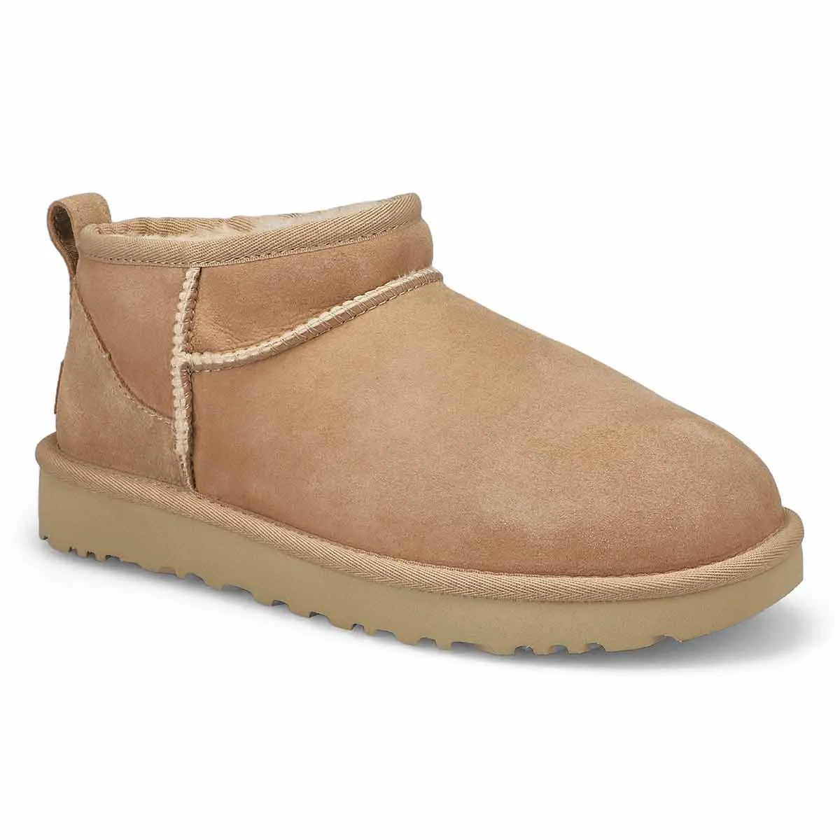 Soft Moc Womens Classic Ultra Mini Boot - Sand