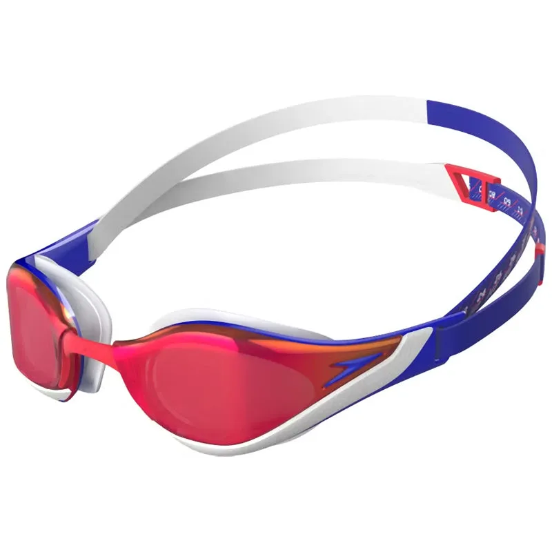 Speedo - Adult Fastskin Pure Focus Mirror Goggles - Red/Blue