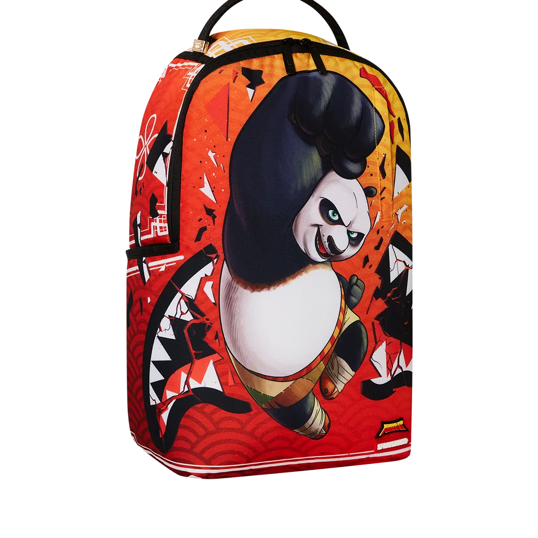 Sprayground Kung Fu Panda Smash Backpack - Orange / Black / White