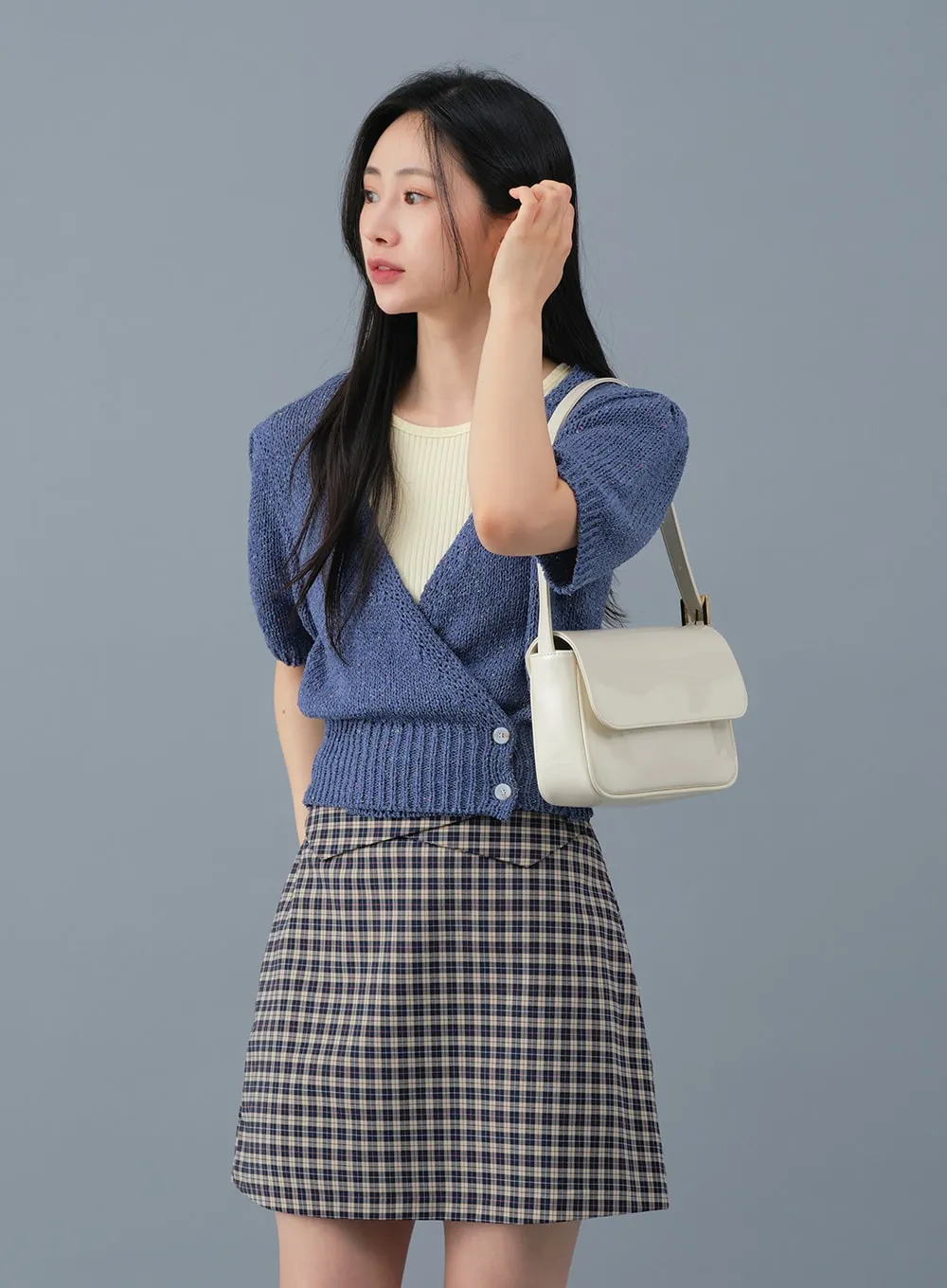 Square Flap Shoulder Bag OA28