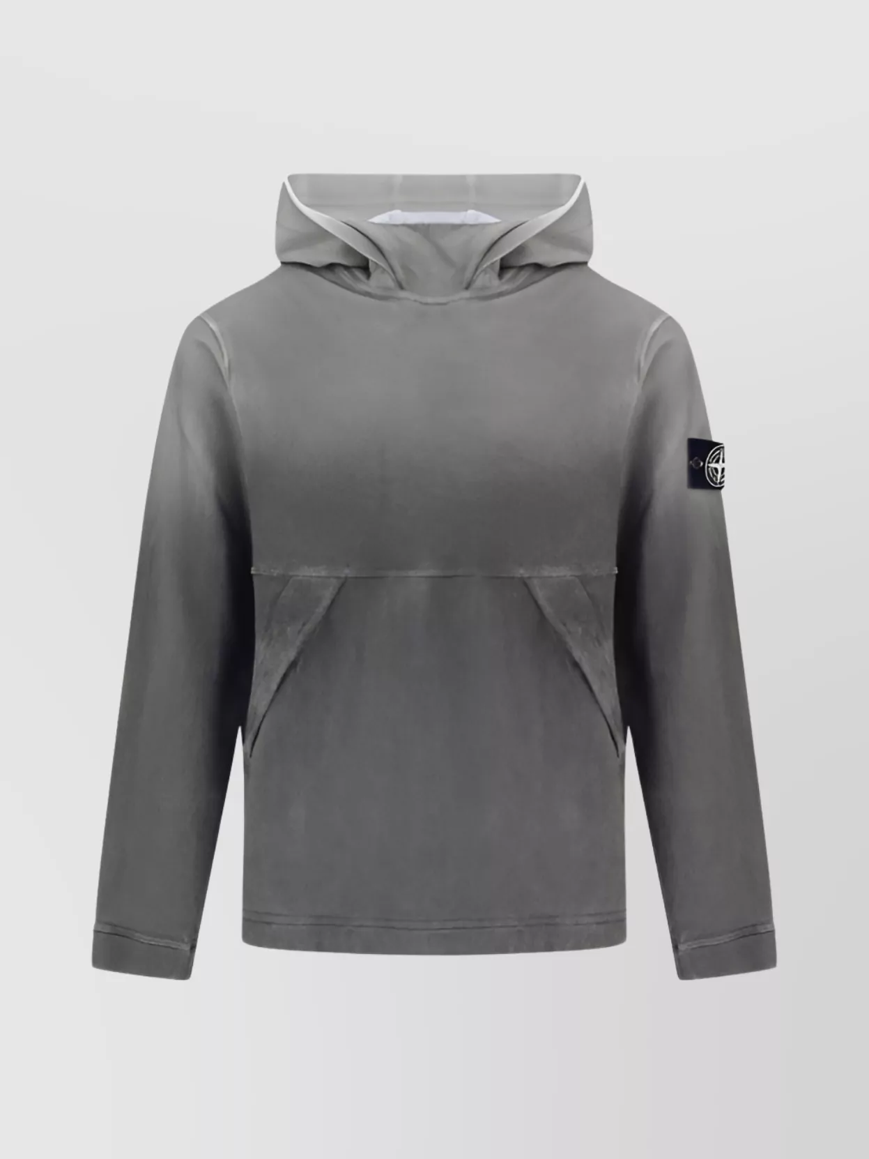 Stone Island   Gradient cotton hooded sweatshirt