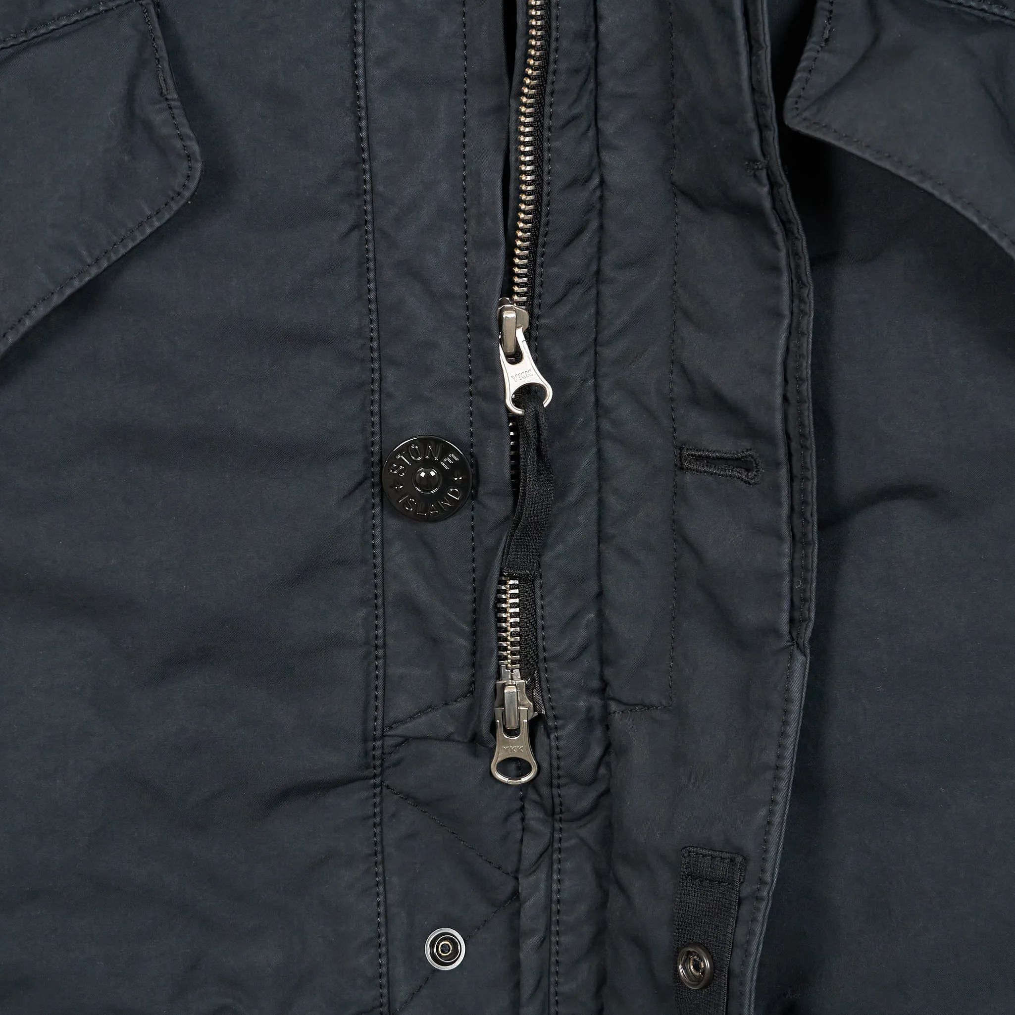 Stone Island Hooded Sheepskin Jacket