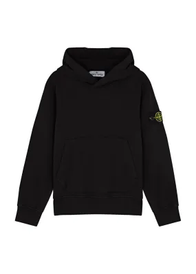 STONE ISLAND KIDS Logo hooded cotton sweatshirt (6-8 years) -                         -                     -                