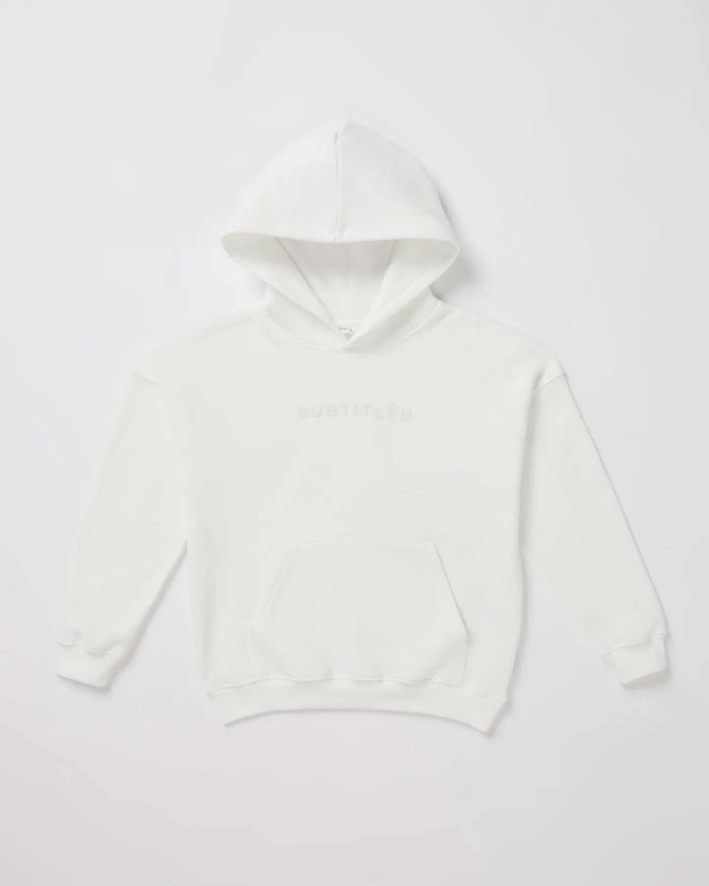 Subtitled Teen Girls State Oversized Hoodie - White | SurfStitch