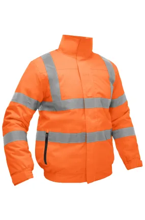 TAPED HI VIS WET WEATHER RIPSTOP BOMBER JACKET