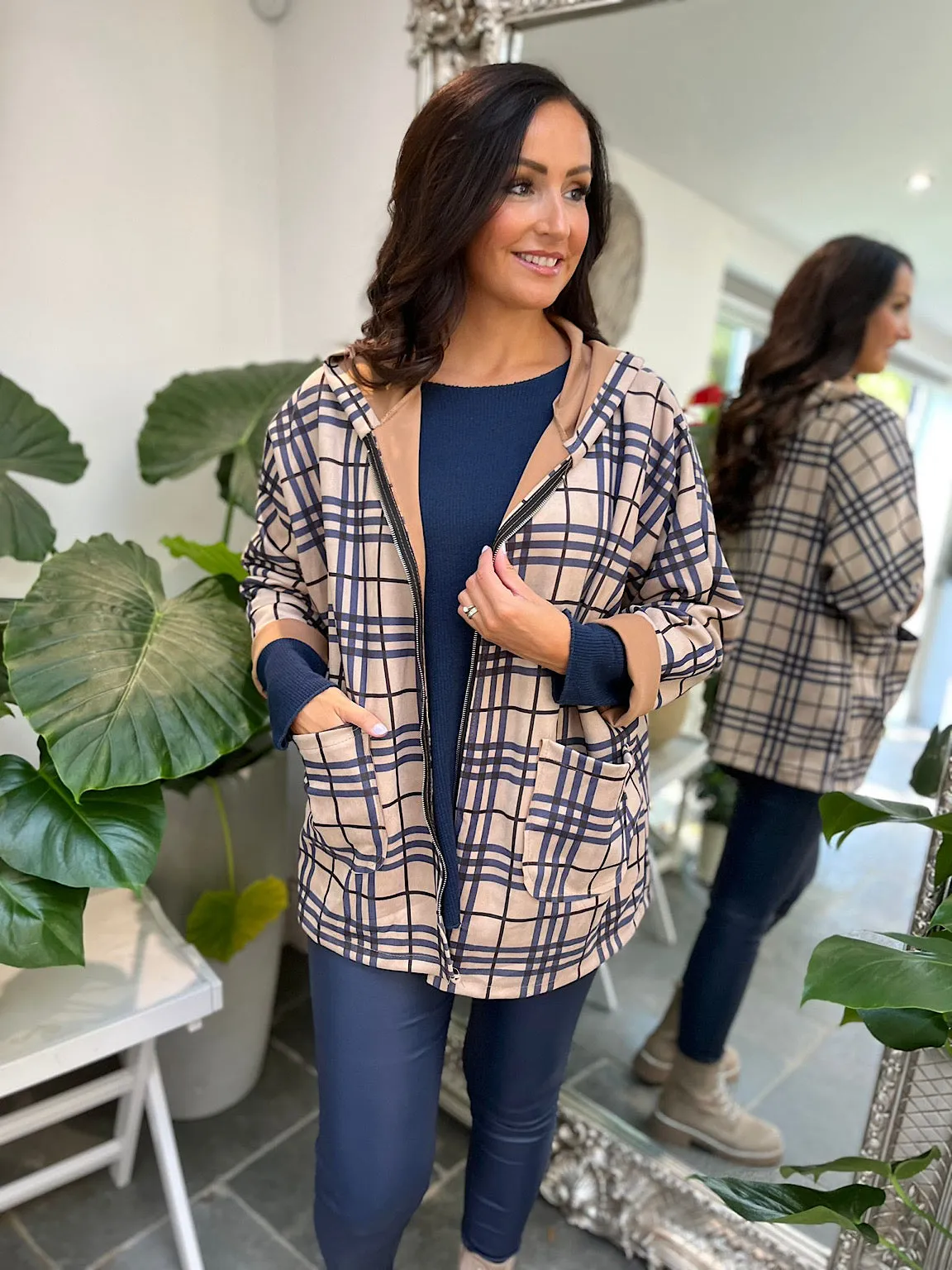 Tartan Plaid Zip Jacket Rosie